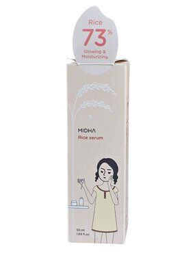 MIDHA Rice Serum Brighttening & Moisturizing 50ml Korean Skincare 73% Face